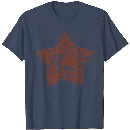 Discover Autumn Vintage Architectural Nature Medallion T Shirt