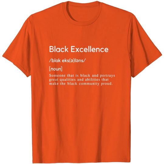 Discover Black Excellence T Shirt
