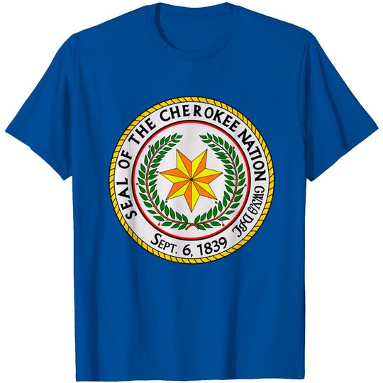 Discover Seal of the Cherokee Nation Cherokee Native American Pride T-Shirt