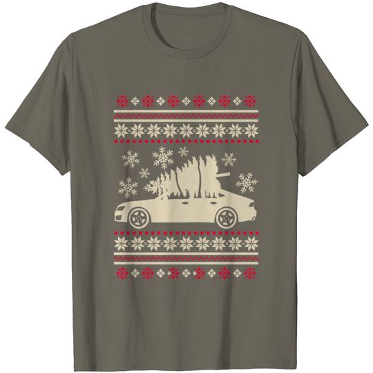 Discover Christmas Car Ugly Sweater Mini T Shirt