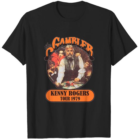 Discover The Gambler - Kenny Rogers - T-Shirt