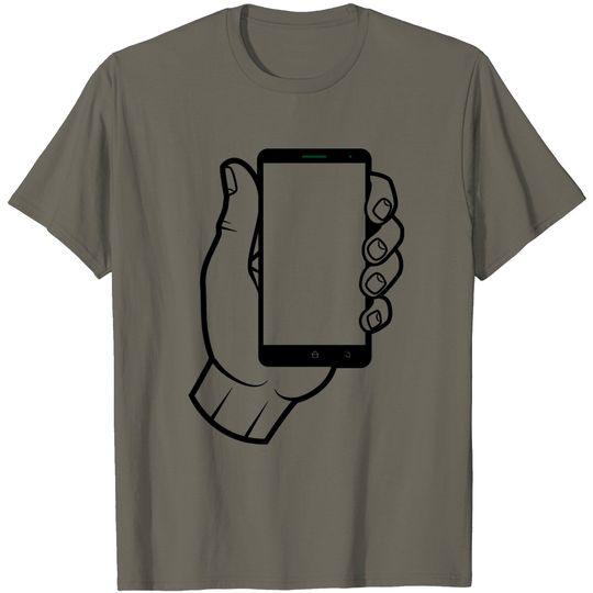 Discover Smartphone In Hand T Shirt