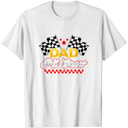 Discover Race Car Birthday Party Racing Family Dad Pit Crew T-Shirt