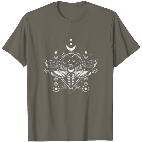 Discover Occult Moth Witchcraft Voodoo Black Magic Cast T Shirt