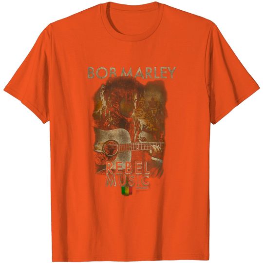 Discover Bob Marley Rebel Music T-Shirt