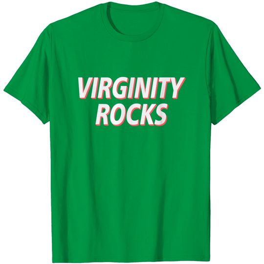 Discover Virginity Rocks Heather - Virginity Rocks - T-Shirt