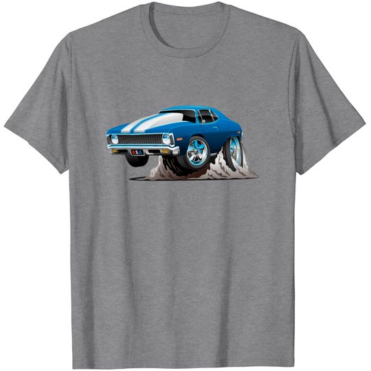 Discover Classic American Muscle Car Cartoon T Shirt