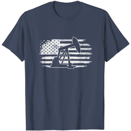 Discover Oil Rig Oilfield Pump Jack T Shirt