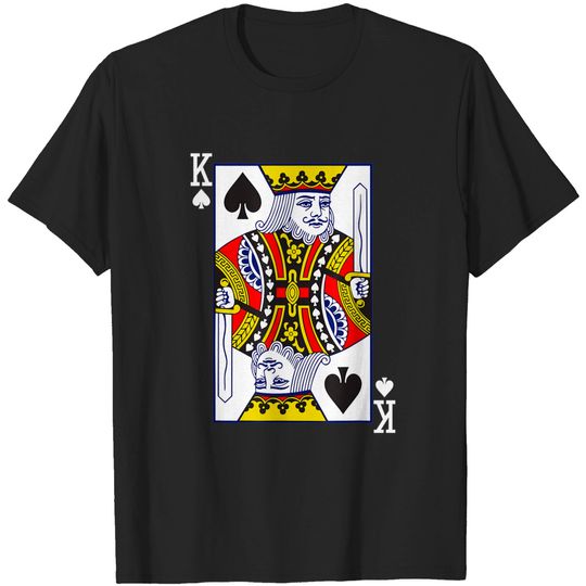 Discover The Original King of Spades Playing Card T-Shirt
