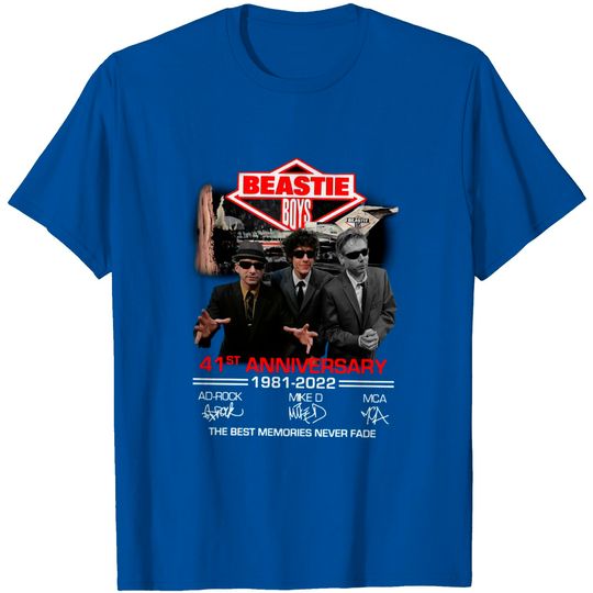 Discover Beastie Boys Band Member 41st Anniversary 1981-2022 T-Shirt