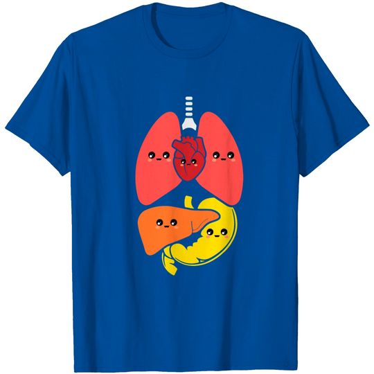 Discover Cute Human Anatomy Body Parts Organs Gift T Shirt