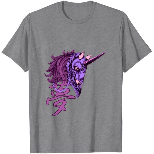 Discover Pastel Goth Unicorn Japanese Kanji T Shirt