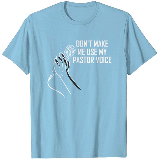 Discover Pastor Voice Funny Pastor Gift T Shirt