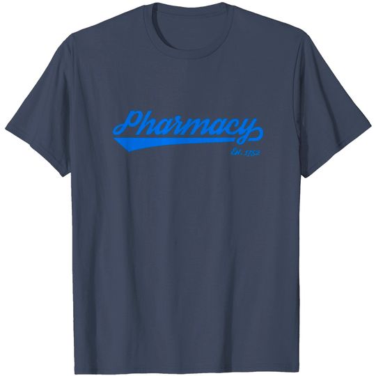 Discover Team Pharmacy Blue T Shirt