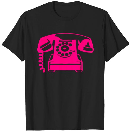Discover Old Pink Phone Telephone 606 T Shirt