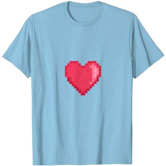 Discover Pixel Heart Ai T Shirt