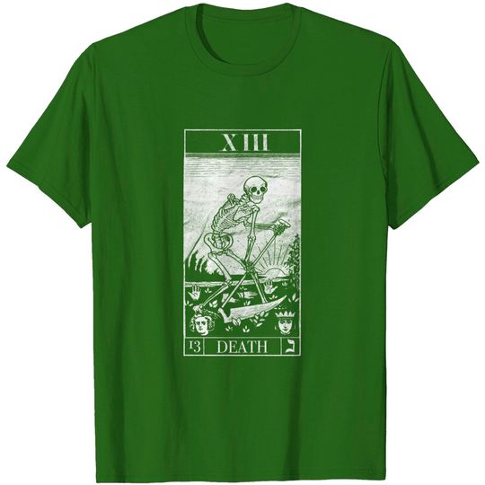 Discover Blackcraft Vintage Death Tarot Card 13 The Reaper Mort XIII T-Shirt