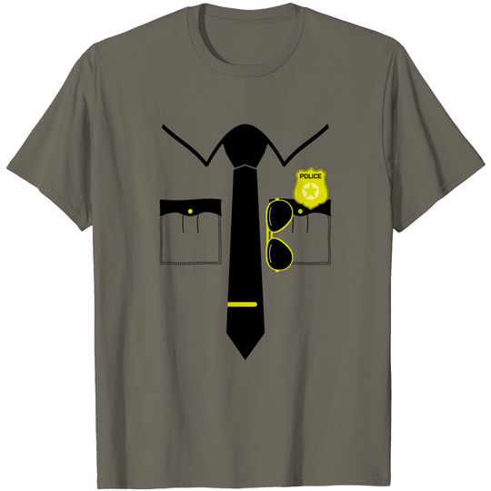 Discover Policeman Uniform Officer Dress Costume Funny Gift T Shirt