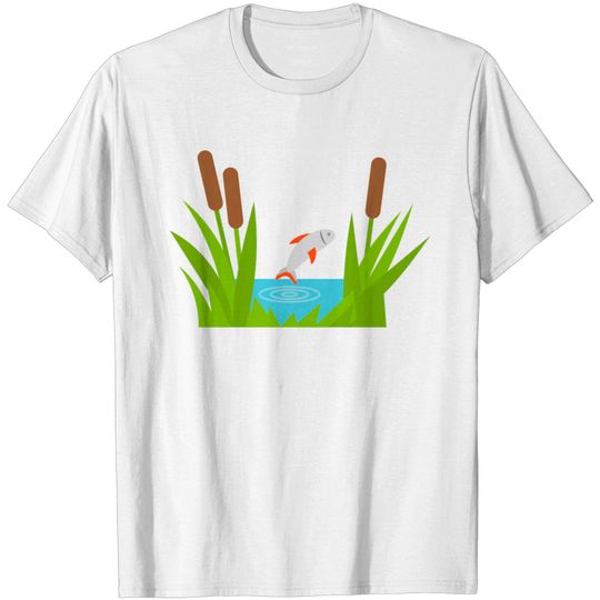 Discover Fish In A Pond T Shirt