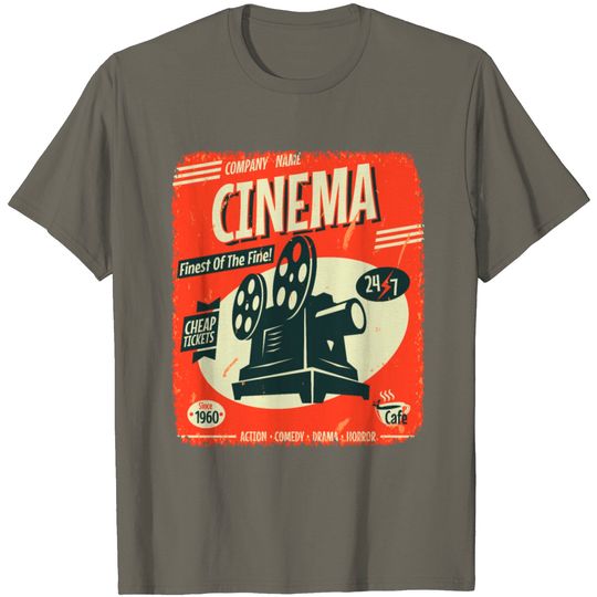 Discover Cinema Poster T Shirt