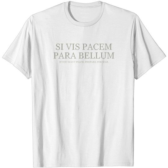 Discover If You Want Peace - Light T Shirt
