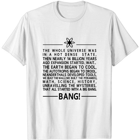 Discover Big b a n g Theory theme song T Shirt