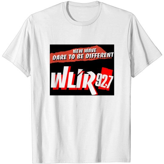 Discover WLIR-FM logo - 80s - T-Shirt
