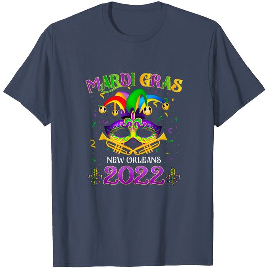 Discover 2022 Mardi Gras New Orleans Costumes T-Shirt