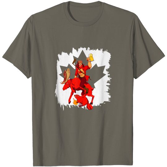 Discover Funny Canadian Pride T-Shirt - Maple Leaf