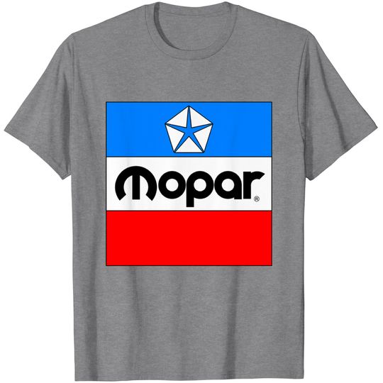 Discover Classic Mopar Block Logo - Mopar - T-Shirt