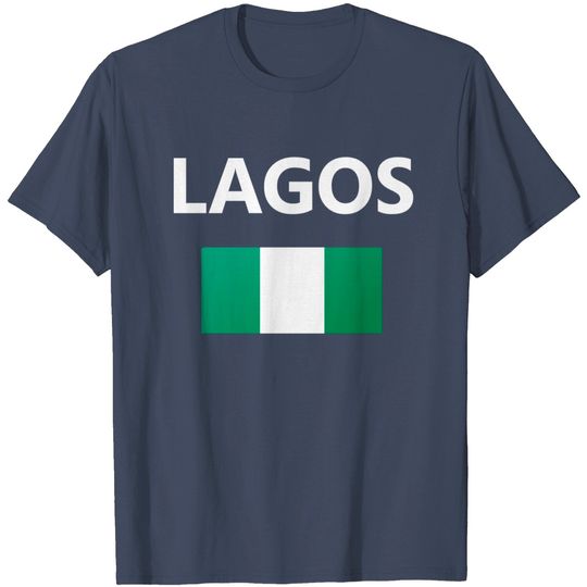 Discover Lagos Nigeria Flag T-Shirt