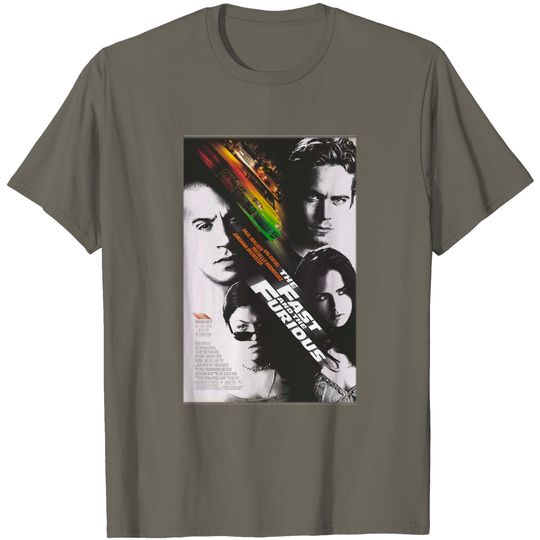Discover Fast & Furious Classic Movie Poster T-Shirt