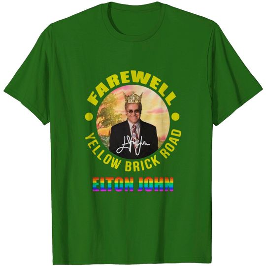 Discover Elton John Yellow Brick Road Shirt, The Final Tour 2022 T-Shirt