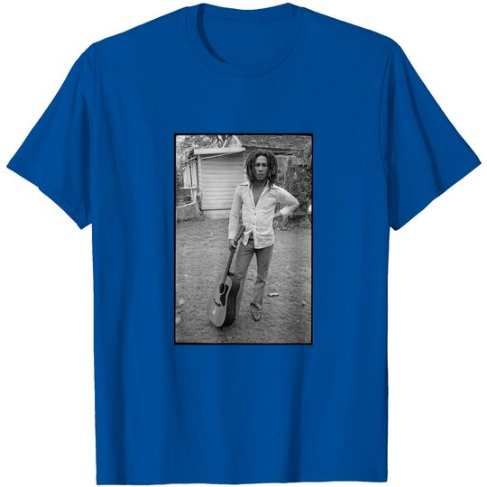Discover Bob Marley David Burnett Guitar Photo T-Shirt