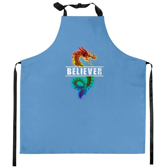 Discover Dragon Believer Kitchen Apron - Imagine That Gift Kitchen Aprons
