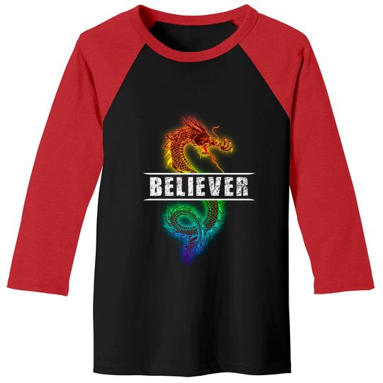 Discover Dragon Believer Shirt - Imagine That Gift Baseball Tees