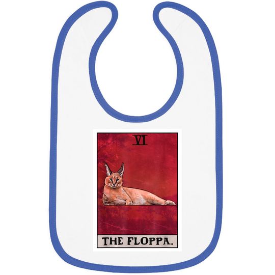 Discover Tarot Card Bibs The Floppa Caracal Cat Tarot Card Funny Meme