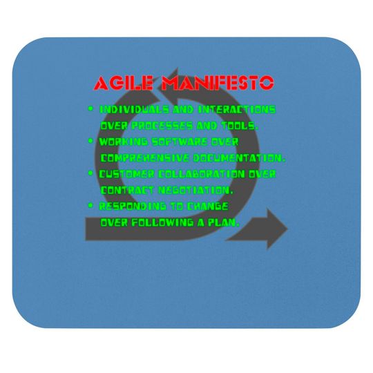 Discover Agile Manifesto Mouse Pads