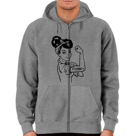 Discover Strong Woman - Strong Woman - Zip Hoodies