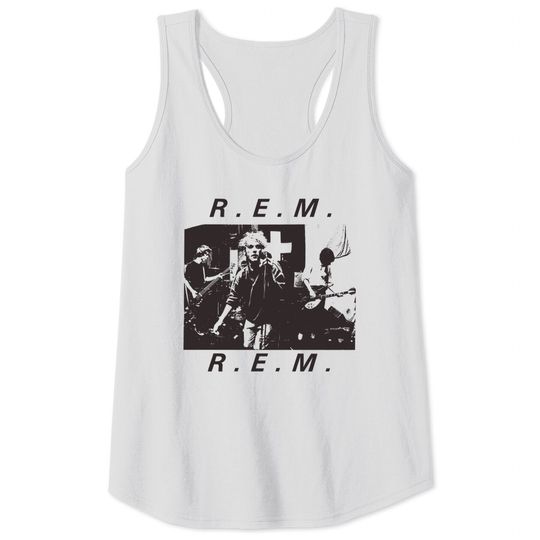 Discover vintage 80s R.E.M. Tank Tops