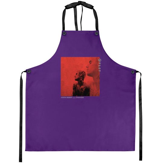 Discover Justin Bieber Red Cover Aprons