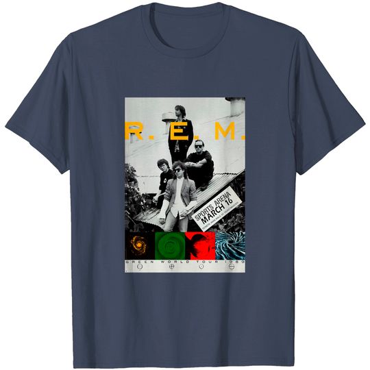 Discover R.E.M 1980s Tour Flyer Shirt