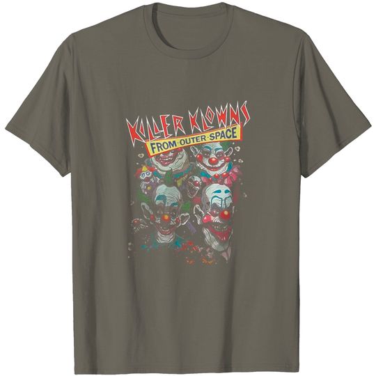 Discover Killer Klowns from Outer Space Print Fashion Tops T Shirt Black