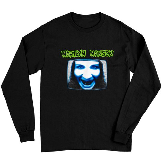 Discover Marilyn Manson TV with Logo Long Sleeves