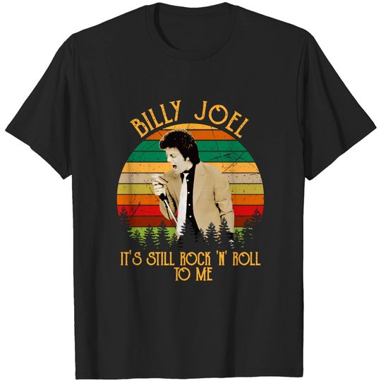 Discover Vintage Billy Tees Joel It's Still Rock and Roll To Me Essential T-Shirt