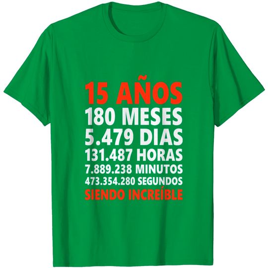 Discover 15 years Birthday gift T Shirt