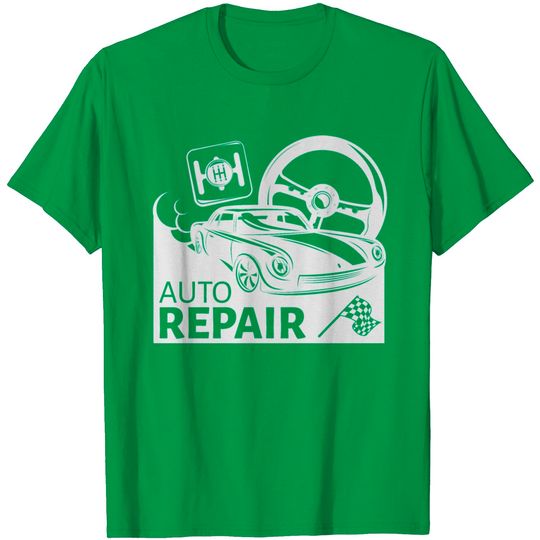 Discover Auto Repair Race Light T Shirt