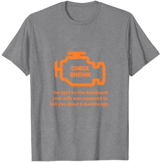 Discover Repair Shop Car Check Engine Light Auto Mechanic T Shirt