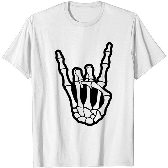Discover Skull Rock Hand T Shirt