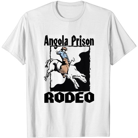Discover Angola Prison Rodeo Bull Rider T Shirt